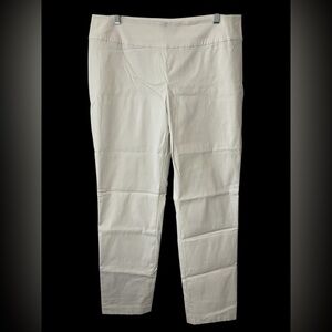 NIC+ZOE Classic White Trousers